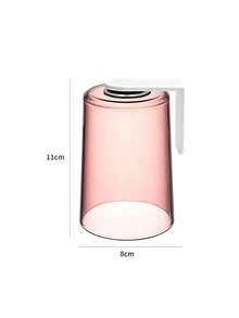 磁吸式悬挂牙刷杯，速干设计 - 透明防水浴室收纳架，适用于壁挂式收纳、现代家居装饰、台面必备、小空间解决方案及旅行浴室配件 | 节省空间的卫生收纳架，适用于洗手池、梳妆台、宿舍和房车浴室