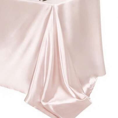 1 pièce Nappe carrée en satin couleur champagne, nappe de mariage, décoration de mariage, nappe de table de mariage, décoration de fête d'anniversaire, décoration de la maison, décoration de salle, nappe de centre de table de salle à manger, décoration de banquet, nappe de fête, chemin de table de décoration de cuisine, Saint-Valentin, décoration de baby shower, mariage, cadeau d'anniversaire, faveur de fête