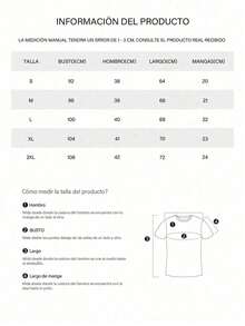 Camiseta informal de manga corta con cuello redondo para mujer, con estampado de leopardo y diseño de estrellas - Blanco - Ver 5