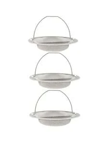 1/3 piezas Colador de acero inoxidable para fregadero de cocina, recolector de residuos de alimentos que se ajusta a la mayoría de los desagües de fregadero, filtro de cesta de fregadero de cocina, decoración de cocina, utensilios de cocina, desagüe de baño, tapón de desagüe - Multicolor - Ver 12