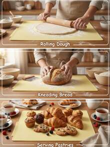 空气炸锅烘焙垫纸，防油纸，材质防水、防油、不透水，适用于烤箱/微波炉/空气炸锅，加厚耐高温，披萨/烘焙防油纸，空气炸锅专用纸，厨房烘焙纸。 - 彩色 - 查看 6