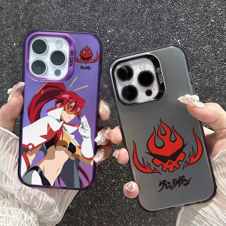 Funda de teléfono ANMEGurrenL-LagannCool para Samsung S25 S24 S23 A07 A17 A06 4G 5G, protectora, color MD, funda para teléfono 17 air, 16, 15, 14, 13, 12, 11 - Z4 - Ver 1