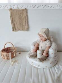 1pc Inflatable Child Seat, Sitting & Standing Floor Seat For Children, Portable Kids' Chair, Baby Bathtub Seat, Suitable For 3-36 Months (Manually Press To Inflate, No Air Pump Required)The Pictures Are For Reference Only. Please Check If The Size Is Suitable For Your Baby - Multicolor - View 7