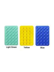 Double-Sided Suction Cup Phone Holder, Silicone Non-Slip Washable Phone Bracket Sticker