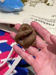 1pc Realistic Soft Fake Dog Poop, Suitable For Halloween, Christmas, New Year, April Fool's Day, Valentine's Day, Friends Gathering, Birthday Party, Gag Gift, Photo Prop