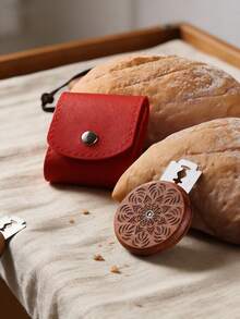 圆形面包割刀/酸面包割刀 - 木制面包割刀 - 适用于自制面包和法棍的面包割刀 - 彩色 - 查看 1