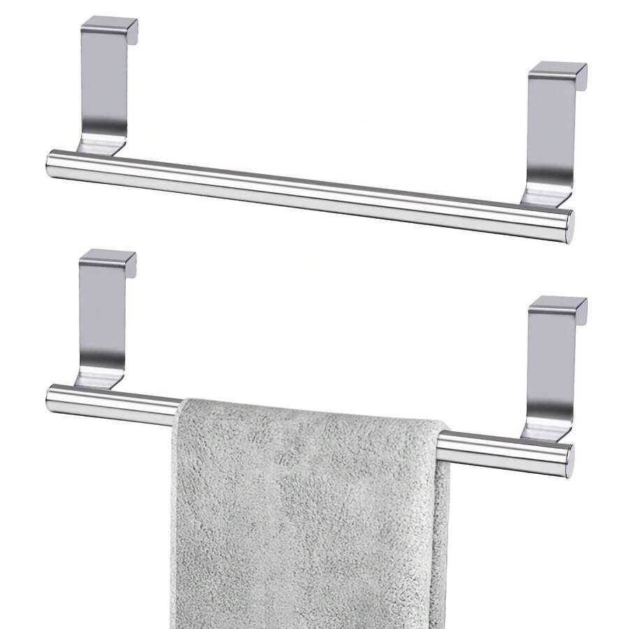 Stainless Steel Towel Bar Rack Holder, Universal Type, Suitable For Cabinet Doors - Multicolor - View 1