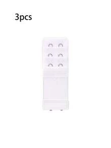 3pcs Bra Strap Extenders With Elastic, 2/3/4 Hooks, Adjustable And Comfortable Bra Extension