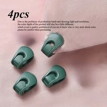 4/12Pcs Bed Sheet & Comforter Grippers - Heavy-Duty Shell Clip Hold, Non-Slip Bedspread Fasteners Suitable For Thick Mattresses, ABS Bed Sheet Clips For Home & Hotel Use - Multicolor - View 13