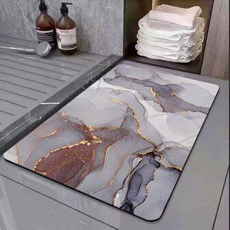 규조토 소재로 제작된 슈퍼 흡수성 욕실 매트, 부드럽고 미끄럼 방지, 욕실, 욕실 입구에 적합, 크기 40x60cm/50x80cm/60x90cm, 단일 조각, 가정 욕실 장식, 욕실 러그, 실외 러그, 현관 매트, 가을 장식, 욕실 액세서리, 개학 입구 장식