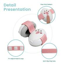 Ear Muffs For Infants With Elastic Headband, Baby Earmuffs Ideal For Flights, Baby Ear Noise Reduction Earmuffs - Baby Headphones Against Hearing Damage & Improves Sleep - Multicolor - View 6