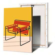 1 tấm áp phích nghệ thuật treo tường Khung tùy chọn Tranh in Bauhaus cổ điển, Áp phích triển lãm ghế Breuer Wassily, Trang trí văn phòng Scandinavia trừu tượng tối giản, Ý tưởng quà tặng, Không khung - Nhiều màu - Xem 52