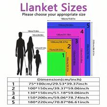 Flannel - Design Digital Print - Soft And Comfortable Lightweight Polyester Flannel Blanket, Warm And Fluffy Plush Blanket Suitable Sofa, Bed, Travel, Outdoor Use, Home Decor Blanket Suitable Conditioning Blanket Office Blanket Nap Small Blanket All-Season Blanket