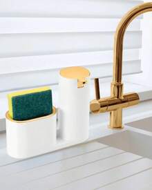 Sponges & Scouring Pads - Blanco con oro - Ver 5
