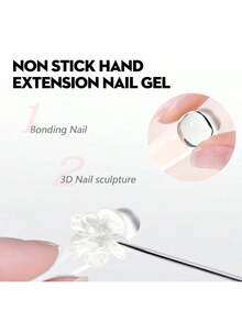 JIAZHICAI 2Pcs 15Ml Gel Nail Polish Nail Dehydrator And Primer Acid Free Natural Nail Prep Dehydrate & Bond Primer Nail Bond Air Dry Superior Bonding Primer For Acrylic Powder No Need UV LED Lamp Nail Supplies Set Manicure Kit Gift For Women - 彩色 - 查看 2