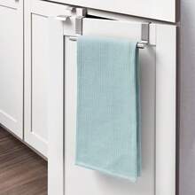 Stainless Steel Towel Bar Rack Holder, Universal Type, Suitable For Cabinet Doors - Multicolor - View 4