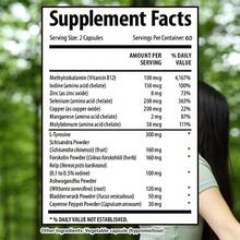 Iodine & Vitamin B12, Thyroid Health & Energy Support, 120 Capsules - 1 Bottle - View 2