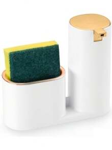 Sponges & Scouring Pads - Blanco con oro - Ver 2