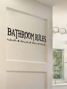 Brodark 浴室墙贴，卧室房间装饰墙贴，浴室自粘墙贴，洗手间墙贴