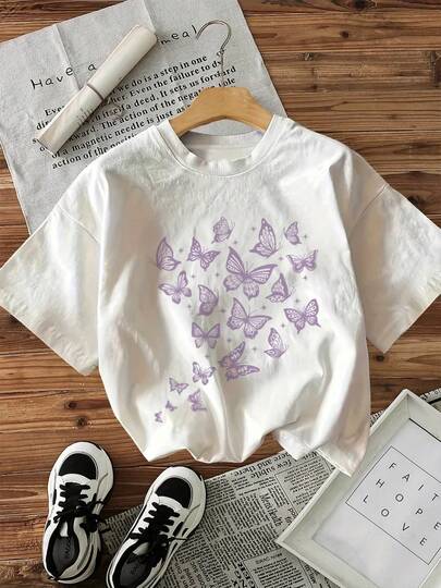 Camiseta de mujer - top casual de uso diario, camiseta de mujer lavable a máquina, entrega desde almacén local, comodidad de algodón suave, disfruta de descuentos especiales adecuados para Pascua, Halloween, Acción de Gracias, Navidad, etc.