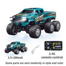 Coche de juguete todoterreno con luces para niños, admite conducción todoterreno simulada, ayuda a desarrollar el interés por el manejo de vehículos, adecuado para niños mayores de 6 años, regalo divertido para cumpleaños o Día del Niño - Multicolor - Ver 13