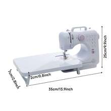 Senmeo Mini Sewing Machine - Portable With Extension Table & Sewing Kit For Beginners - Xem 3