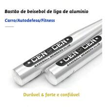 32-Inch Aluminum Alloy Baseball Bat, For Self-Defense, Outdoor Sports, And Fitness. - 金色 - 查看 3