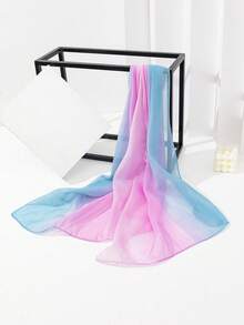 1pc Long Gradient Print Scarf, Fashion Versatile Shawl For Women - Purple - 492 - View 3