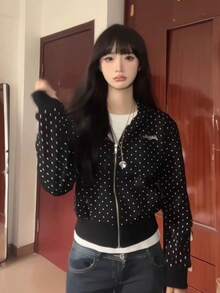 Women Sweatshirts - màu đen - Xem 2
