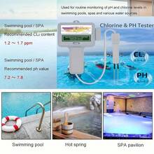 二合一便携式PH值和氯含量水质测试套装，适用于水族箱、游泳池水质测试，小巧便携 - 彩色 - 查看 4