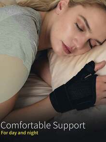 1pc Sports Fitness Training Protective Equipment, Anti-Sprain Thumb Stabilizer Support, Unisex Breathable Wrist Protection - Multicolor - View 2