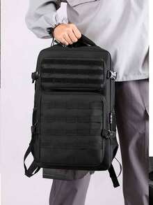 40L Capacity Military Tactical Backpack, Large Military 3-Day Assault Pack, MOLLE System Backpack, Outdoor Hiking Bag, Camouflage Pack School Bag Bookbag