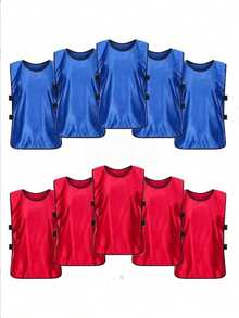 4pcs/Set Competitive Training Jerseys, Sports Training Uniforms - Team Competitive Training Jerseys, Football Jerseys, Competitive Training Vests, Basketball, American Football, Baseball Team Training Jerseys - Durable, Lightweight, Quick-Dry Training Jerseys, Suitable For Sports Teams And Club Team Building And Promotion Activities, Basketball/American Football Training Numbered Jerseys - Multicolor - View 2