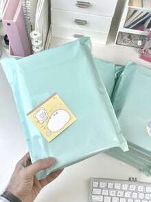 50/10/30/100入加厚防水純色禮品袋，適用學校、辦公室、返校季郵寄與運送，男士生日禮物、情人節禮盒、大宗禮品袋，藍色禮品袋，情人節、聖誕禮物 - 彩色 - 查看 5