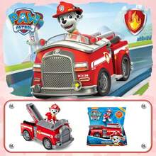 Spin Master 汪汪队救援车 - 10个角色+卡车套装 - 礼盒装，适合3岁以上儿童，官方授权 - 消防車 + MarshaII - 查看 3