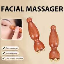 3-In-1 Rose Massage Tool For Feet, Scalp And Body, 5-Point Pressure Relief For Face/Eyes/Nose/Ears/Hands, Portable Gua Sha Shaping Massager, Acupressure Skincare Tool, Suitable For Body SPA, Travel And Office Self-Care, Perfect Gift For Women - Multicolor - View 10