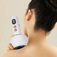 Intelligent Handheld Massage Guasha Cupping Device, Electric Cupping Device With 9 Suction Modes. 1200Mah Lithium Battery For Arms, Legs, Back And Can Be Used At Home - White - View 2