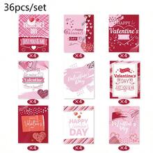 36 pezzi Adesivi decorativi per bottiglie per San Valentino, per decorare bottiglie per feste di San Valentino - Multicolore - Visualizzare 10