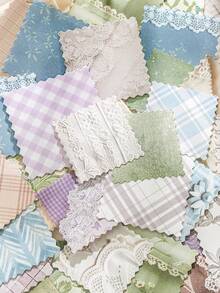 30张/包 INS风格图案剪贴簿纸，DIY装饰工艺纸，节日礼物，手工拼贴材料，个性化剪贴簿规划创意学校文具用品 - 白色 - 查看 2