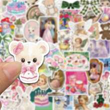 50pcs Mystery Series Cute Cartoon Graffiti Stickers, Decorate Skateboards, Suitcases, Mugs, Waterproof Stickers - Multicolor - View 8