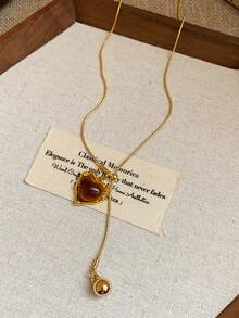 1pc Fashionable Adjustable Women Long Necklace