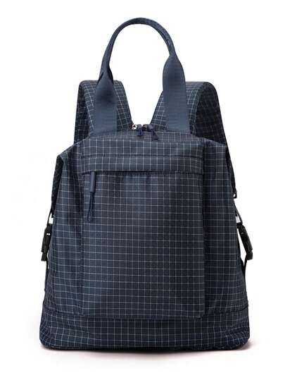 Retro Plaid Backpack, Lightweight Handbag For Commuting, Unisex High-Quality Design, Suitable For University Students