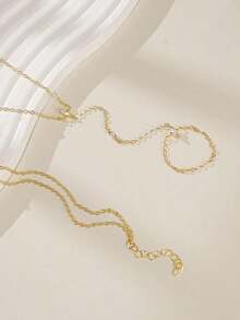 Elegant Sparkling Cubic Zirconia Multi-Layer Stacked Finger Ring Bracelet Set, Suitable For Women's Daily Wear, Nightclub Party, Gathering - Silver - View 3