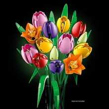 LEGO 11501 Tulip Bouquet Flower Plant Series Building Block Toy Gift Ornament