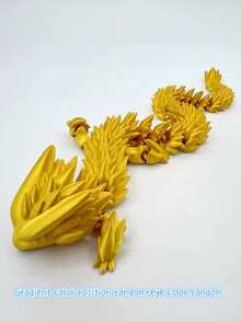 2026 New Hot-Selling 3D Printed Movable Joint Dragon Toy, Hedgehog Big Head Dragon Desktop Toy, Exquisite Rainbow Dragon Shaped Desk Decor, Colorful Desktop Display, Ideal For Home, Office Or Car Decoration, Great Gift And Stress Relief Toy - Multicolor - View 11