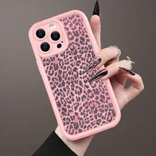 Funda de Teléfono Moderna y Elegante Leopardo Rosa 1pc, una Funda de Teléfono Moderna con un Diseño de Leopardo Popular, Compatible con iPhone 17/16/15/14/13/12/11/Pro/Promax/X/Xr/Xs/Xsmax/7/8/Plus, Haciéndola un Regalo Perfecto para Hombres y Mujeres, Funda de Teléfono, Cubierta de Teléfono, Fundas Protectoras de Diseñador Lindas y Femeninas para Mujeres - 1 pieza - Ver 7