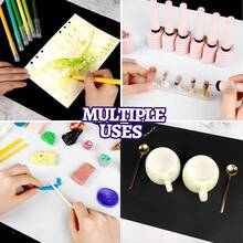 1 tấm silicon tái sử dụng 30*40 cm, dùng làm thảm silicon cho đồ thủ công bằng đất sét và nhựa epoxy, gioăng silicon, dụng cụ đúc trang sức bằng nhựa epoxy. - 30*40 - Xem 6