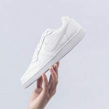 Nike男鞋新款EBERNON LOW復古籃球風低筒運動休閒鞋板鞋AQ1775-100 - 白色 - 查看 6