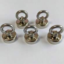 1pc/5pcs/10pcs Super Strong Magnetic Fishing Magnet, Powerful Magnet For Climbing, Fridge Magnetic Adsorption - Multicolor - View 13