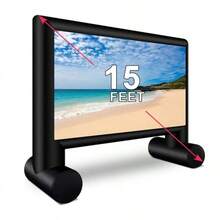 Inflatable Projector Screen 15ft Inflatable Movie Screen Outdoor With Blo... - 1 - View 8